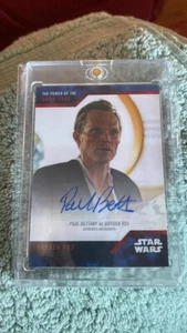 2019 Star Wars Topps On Demand Dark Side Paul Bettany Dryden Vos autograph Auto - Picture 1 of 2