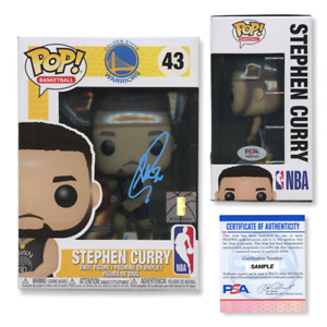 Stephen Curry Signed Autographed Funko Pop #43 PSA/DNA Authenticated