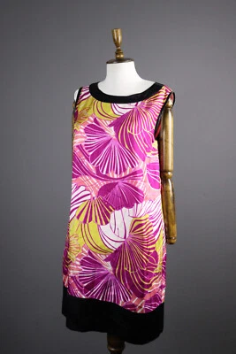Diane Von Furstenberg Silk Multicolor Floral Party Cocktail Boho Dress Size 6 - Image 1 of 4