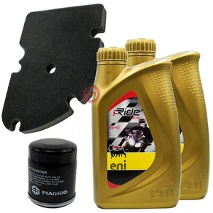 KIT TAGLIANDO ENI I-RIDE 5w40 FILTRO OLIO ARIA VESPA GTS SUPER SPORT 300 2010 > - Foto 1 di 6