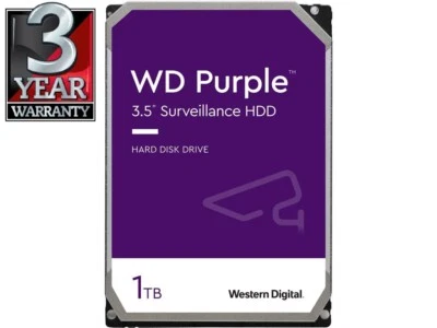 WD Purple Surveillance Hard Drive, designed for CCTV DVR and Cameras - Image 1 of 4