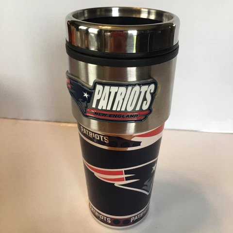 Great American Products NFL New England Patriots Tumbler Mug 16oz….Read Descr Cover