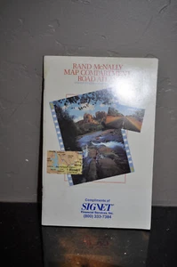 Signet Financial Services Rand McNally Map Compartment Road Atlas - Picture 1 of 4