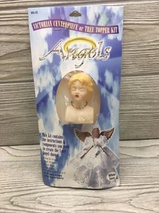 Victorian Centerpiece Tree Topper ANGELS Craft Kit ~ Ivory Lace - Eyes Closed - Picture 1 of 2