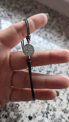 Fossil Armband Silber Braun - Bild 1 von 2