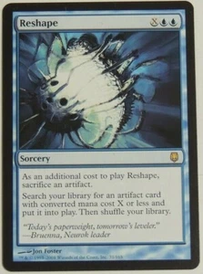 TOP  Reshape / Umformen  - DARKSTEEL -  englisch  (exc -)   ** Artifact Tutor ** - Bild 1 von 1