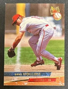 1993 Leaf Dave Hollins Baseball Card #88 Phillies 3B GD/VG Edge Dings - Picture 1 of 2