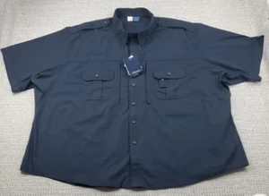 Propper Tactical Shirt Mens 5XL Short Shirt Teflon Fabric Military Work Navy - Picture 1 of 17