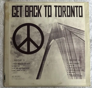 John Lennon Get Back To Toronto Vinyl - Picture 1 of 3