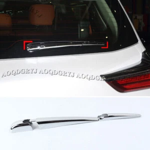 For LEXUS LX570 2016-2021 Chrome Rear Trunk Tailgate Wiper Moulding Trim Covers - Foto 1 di 4