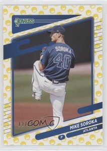 2021 Panini Donruss Mask Emoji /19 Mike Soroka #102