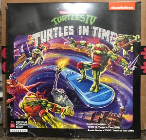 NEW TMNT Turtles In Time SPLATTER Vinyl 2LP Konami Shop Exclusive OST 500 Made - Picture 1 of 5