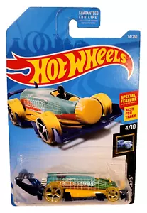 Coche carbonatador Hot Wheels X-Raycers 4/10 (2017) verde azul y amarillo 34/250 - Imagen 1 de 4
