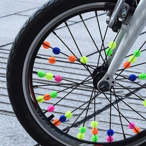 Bike Spokies Pack of 36 Clips On Assorted Colours Beads Kids Spokey Dokeys - Picture 1 of 10