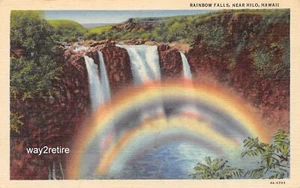 Postkarte HI Hilo Regenbogenfälle Wailuku Fluss Hawaii - Bild 1 von 2