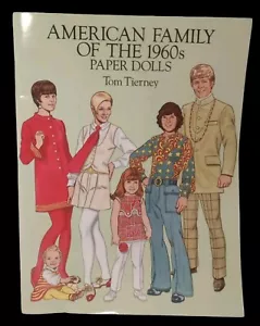 VTG 94' Paper Dolls American Families Of The 1960's By Tom Tierney *Cut READ* - Picture 1 of 18