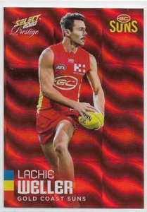2020 Footy Stars Prestige Red Parallel (97) Lachie WELLER Gold Coast 056/170 - Picture 1 of 1