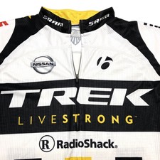 BONTRAGER TREK RADIOSHACK LIVESTRONG Full Zip Cycling MEN'S JERSEY Shirt XL