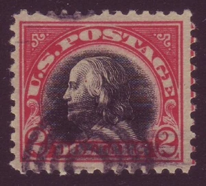 547 ($2 Franklin) - INTENSE COLOR - SCARCE w  BULLSEYE Cancel - A BEAUTY !! - Picture 1 of 2