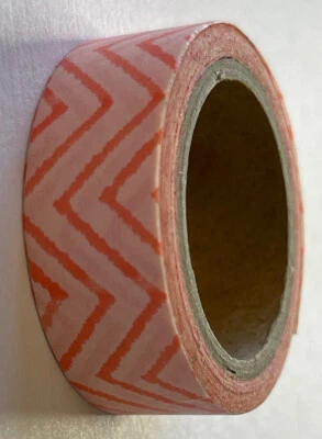 Rollo de cinta Washi (9/16” de ancho) para hacer tarjetas • líneas• diario Foto 1 de 4