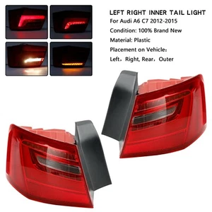CarL+R Outer LED Taillight Brake Light 4GD945095 4GD945096 For AUDI A6 12-2015U8 - Picture 1 of 12