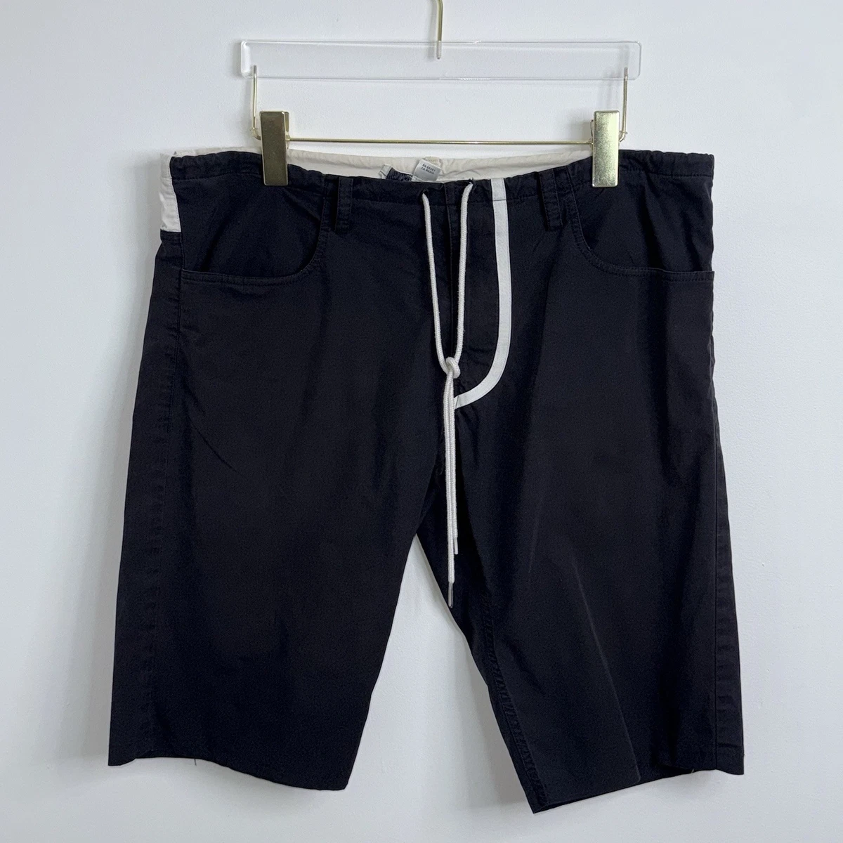 パンツ S'YTE Yohji Yamamoto Shorts FRENCH TERRY RANDOM STITCH SAROUEL SHORTS(M Black): S'YTE｜THE