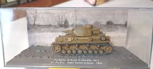 Pz.Kpfw. IV D (Sd.Kfz. 161) - Libya 1941 - DeAgostini Diecast 1/72 - Imagen 1 de 6