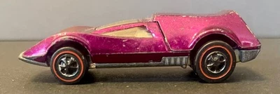 1969 Vintage Hot Wheels Redline Tri Baby Spectraflame Magenta Purple - Image 1 of 4