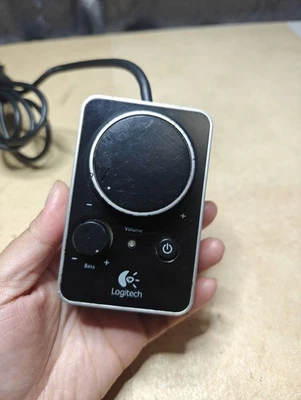 Logitech Z4 Lautsprecher Controller Control Pod Lautstärke Bass  - Bild 1 von 4