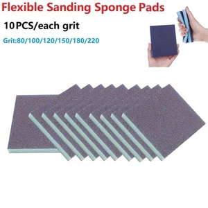 Reusable Water Sanding Replacement with High Quality Sponge Pad Pack of 10 - Picture 1 of 11
