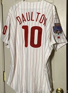 Philadelphia Phillies Baseball All Star Game 1996 Jersey 10 DAULTON Size 52 NWT - Picture 1 of 7