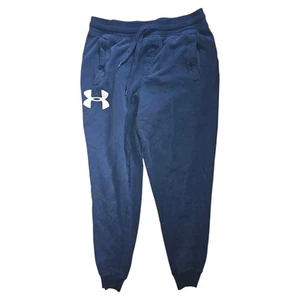 Pantalones deportivos Under Armour azul cintura elástica para mujer talla grande - Imagen 1 de 5