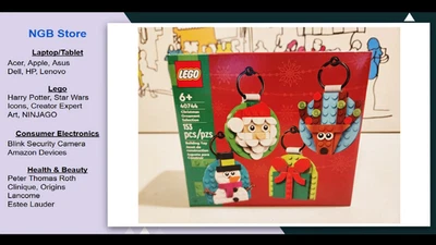 Lego Selección de Adornos de Navidad 40744, NUEVO, Precintado, EE. UU., en mano, Envío Rápido Foto 1 de 4