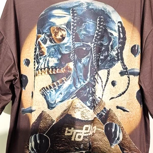 New w/o Tags - Travis Scott Utopia T Shirt - Front & Back Graphics - Skull - XL - Picture 1 of 9