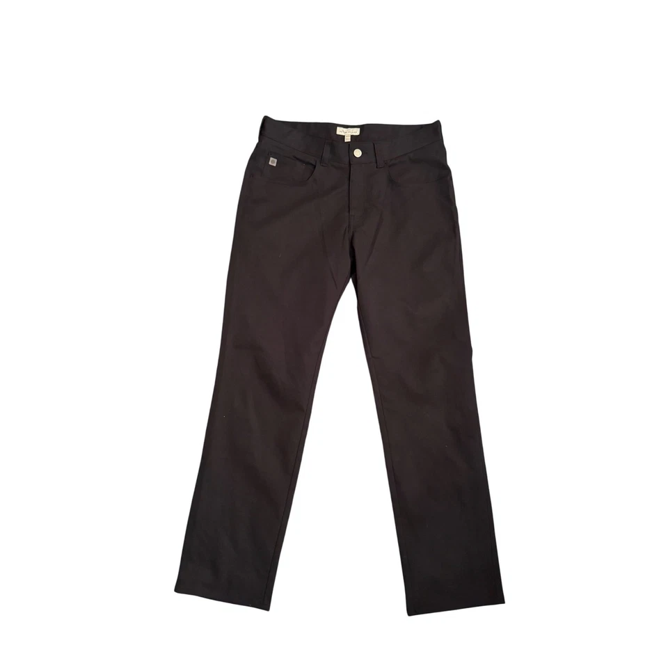 Peter Millar Mens Chino Pants Navy Blue Size 30/30Flat Front Casual Golf - Image 1 of 4