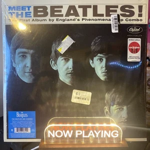 Meet The Beatles BRAND NEW Opaque Blue Vinyl LP Target Exclusive - Picture 1 of 2