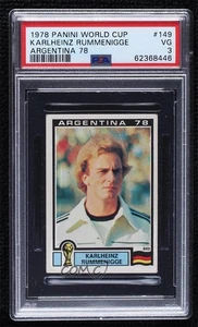 1978 World Cup Argentina 78 Stickers Karl-Heinz Rummenigge Karlheinz #149 PSA 3 - Picture 1 of 4