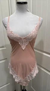 We Are HAH Bodysuit Lingerie Intimate Lace Peach/Blush SZ XL NWT Sexy Sultry - Picture 1 of 22