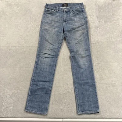 7 For All Mankind Jeans Men 30 Standard Straight Leg Blue Vintage Y2K - Image 1 of 4