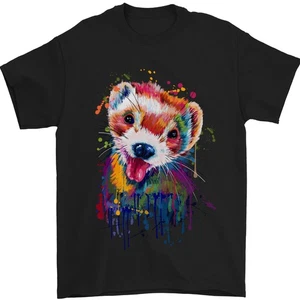 Ferret Acuarela Camiseta Hombre 100% Cotton - Imagen 1 de 2