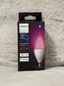 philips hue  40W Candle-Shaped LED Bulb - White and Color Ambiance Color- new - Picture 1 of 4