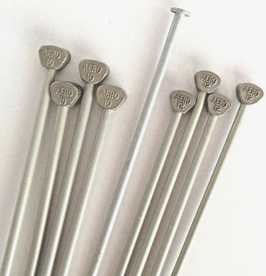 Knitting Needles Vintage Aero 10 & 12  Lot of 8 Metal England - Image 1 of 4