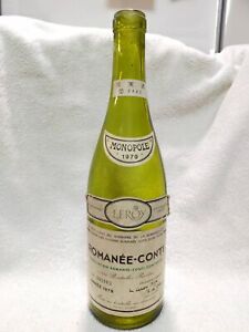 (empty)  1979 Vintage DRC ROMANEE CONTI Leroy Bottle From Japan