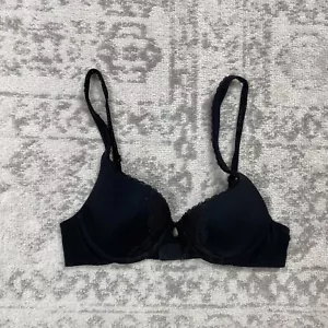 Victoria's Secret Bra Body by Perfect Shape Lace Underwire Black Bra Size 32B - Picture 1 of 4