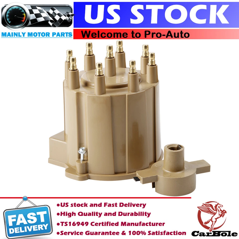 Distributor Cap for Chevy Suburban C1500 C2500 C3500 GMC K1500 Jimmy 5.7L 5.0L - Image 1 of 4