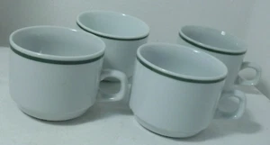 4x kleine Stapeltasse Hotel Kaffee Tee Colditz Porzellan Mitropa Rationell HO - Bild 1 von 3