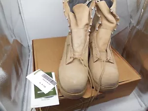 S6 US Military Issued Tan Bates Combat Boots Size 14R Temperate Weather Desert - Picture 1 of 6