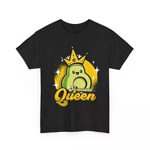 Vegan Vegetarian | Keto Diet | Avocado Lover | Avocado Queen T-Shirt - Picture 1 of 15