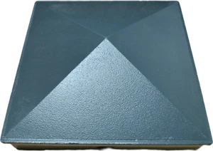 Post Caps Dark Grey Monument Quality Aluminum Alloy Cover 100 &150mm Timber Cap - Picture 1 of 13