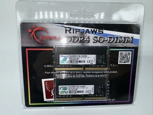 G Skill RipJaws SO DIMM Series 16GB 2x 8GB 260 Pin PC4-19200 DDR4 2400 CL16-16-1 - Picture 1 of 2